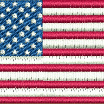 Embroidered US Flag - 350308 Thumbnail